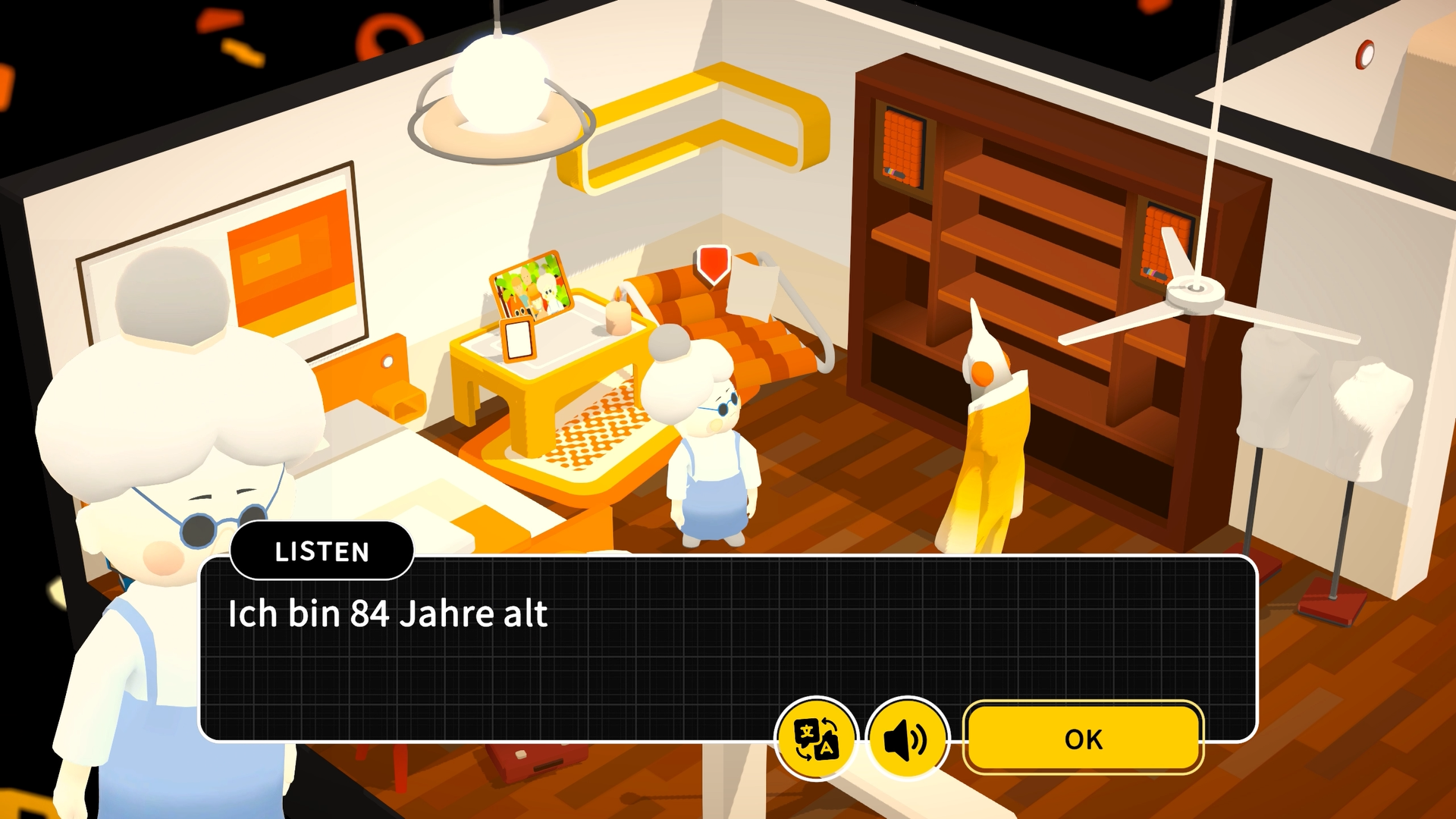 Talking to NPCs in Noun Town using speech recognition