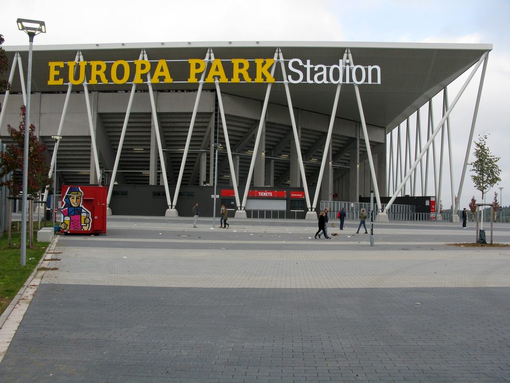 Europa-Park Stadion, home ground of SC Freiburg, in Freiburg, Germany