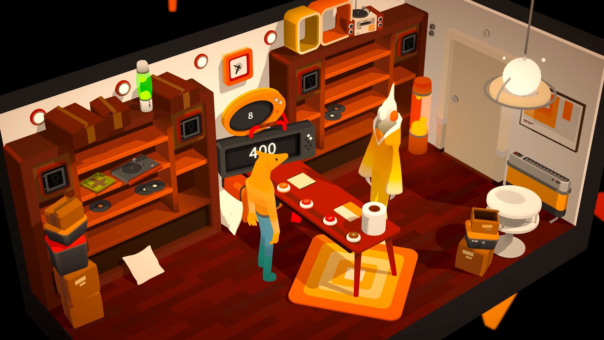 Noun Town 游戏截图：Learning Rush 小游戏画面